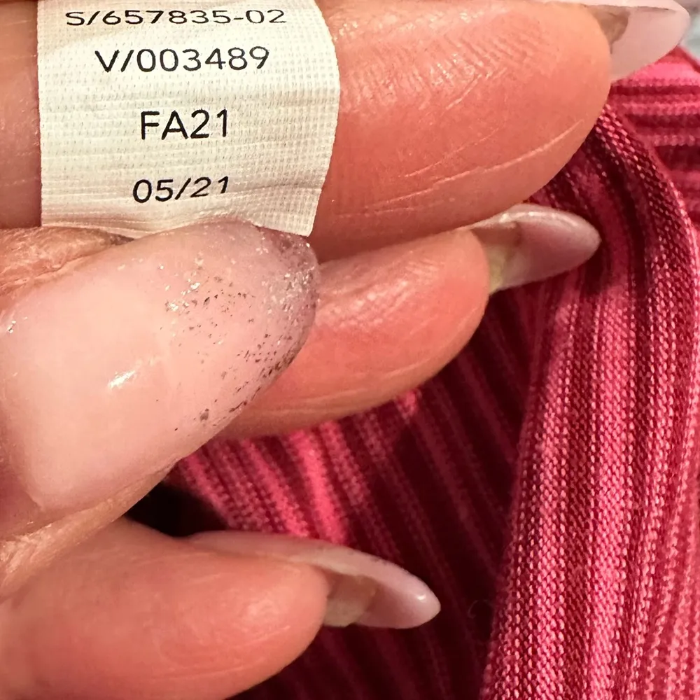 Athleta Cloudlight Stratus Striped Pullover Round Neck 657835 Long Sleeve Top - Image 5