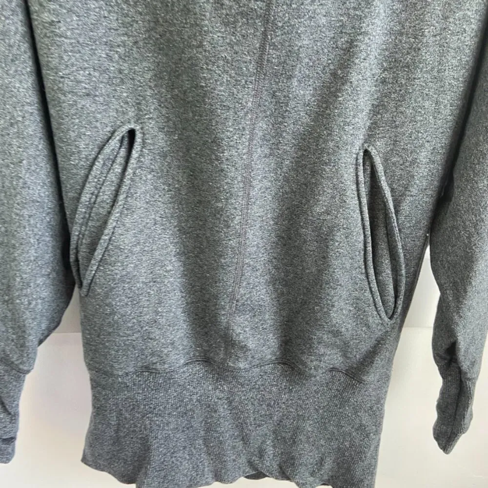 Lululemon  Heathered Gray Throwback Flashback Pullover - Image 8