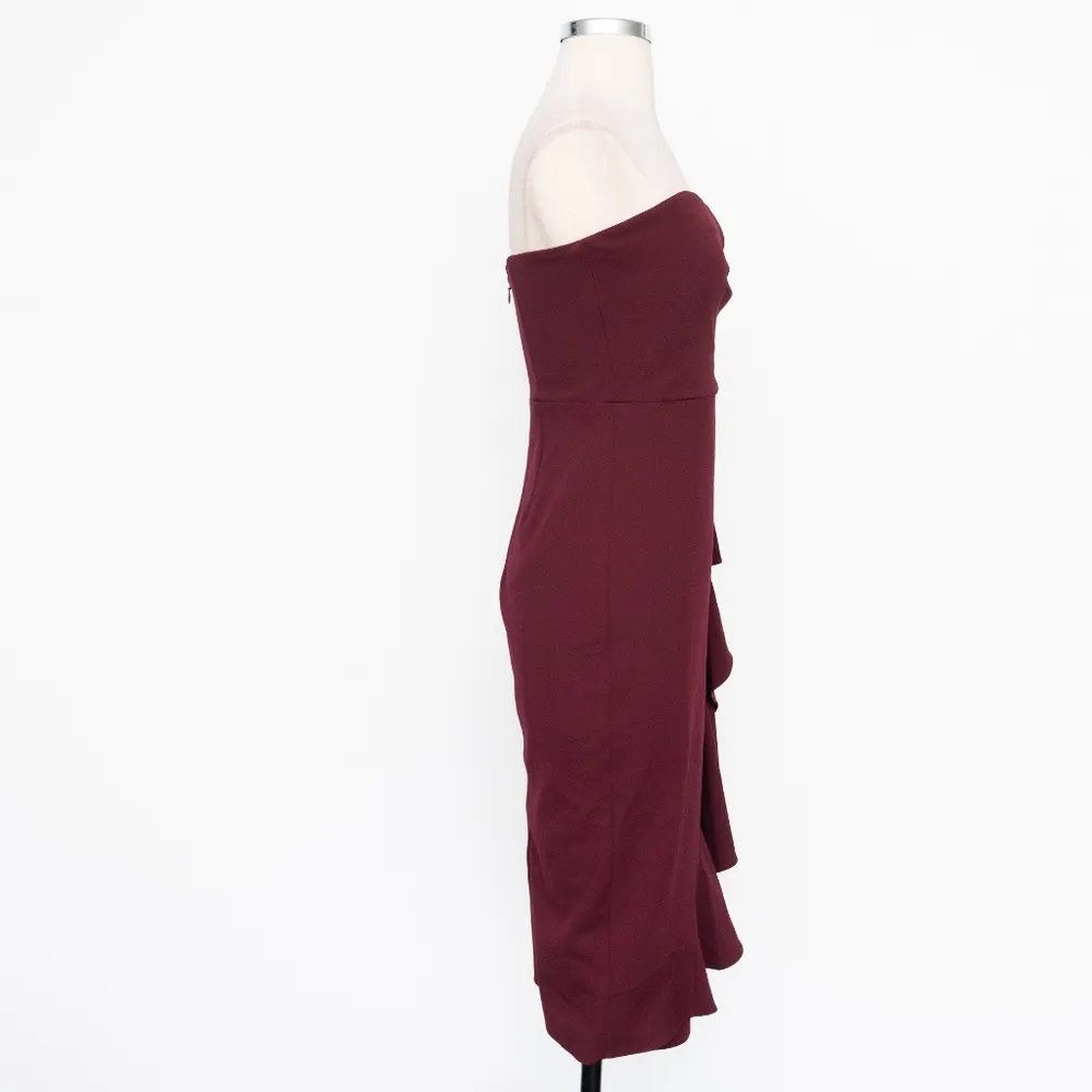 Dress the Population. Liv Strapless Ruffle Dress. - Image 5