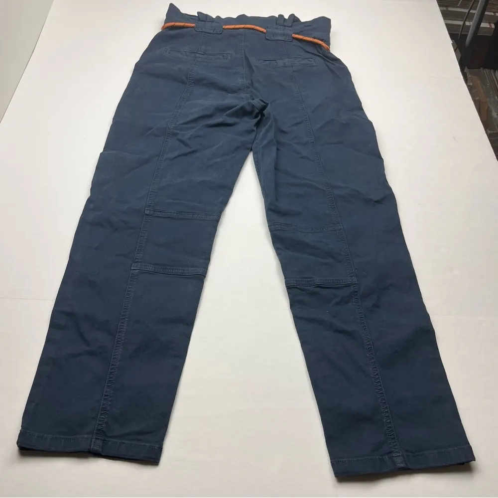 Veronica Beard Jeans Karter With Patch Pockets Women Size 27 Blue Twill Pant NEW - Image 14