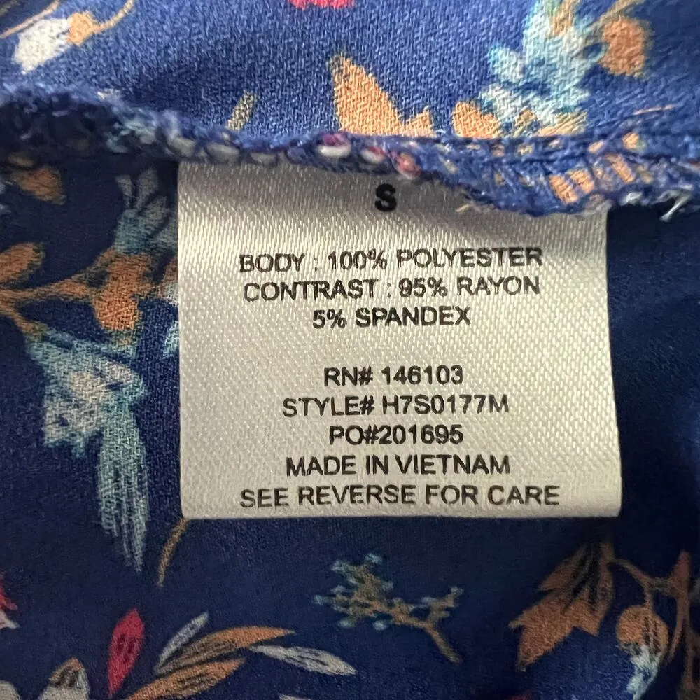 Hippie Rose Womens Small Floral Sheer Fairy Cottagecore Garden Beachy Relaxed - Image 9