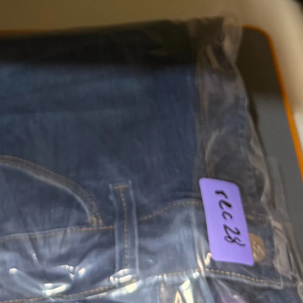 NYDJ 14 36X20 Ariel Crop Capri Jean Blue Stretchy Comfort Fit Minimalist Classic - Image 5