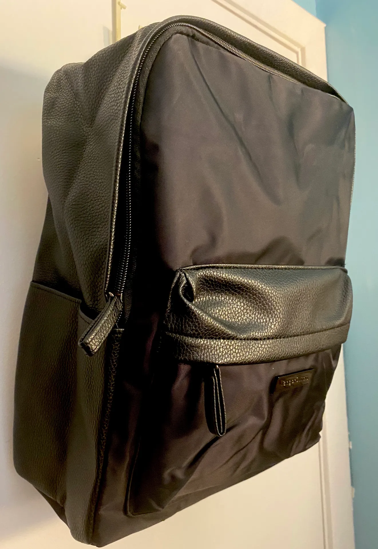 Leather Backpack Black - Image 3