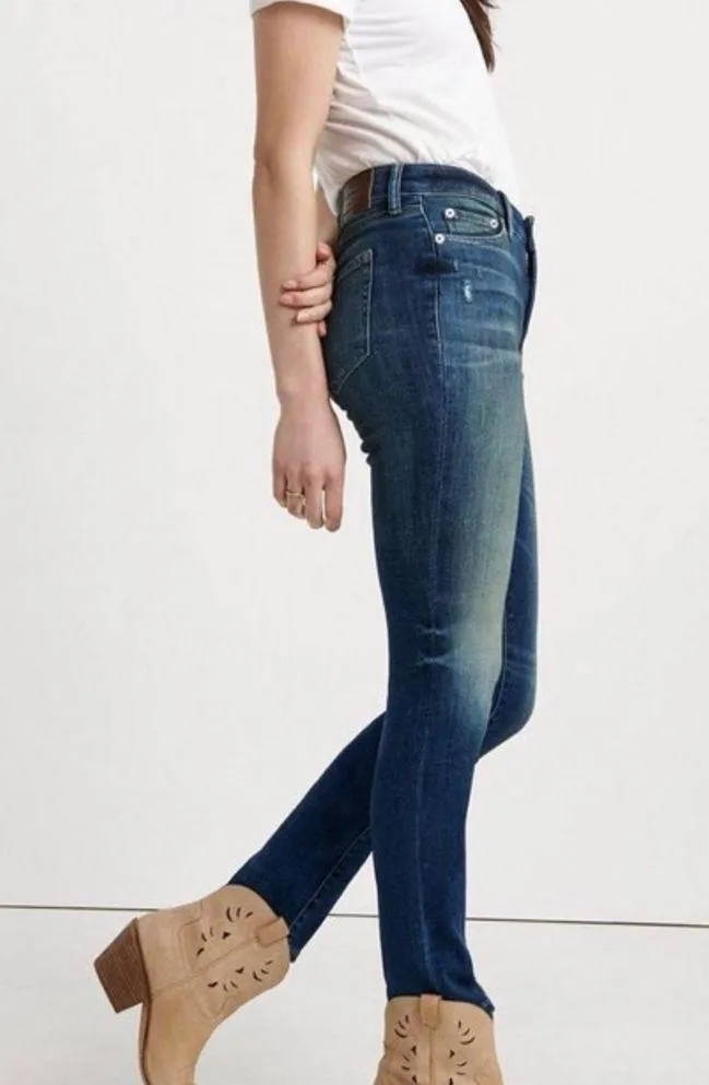 Lucky Brand Hayden Skinny Jeans Size 4/27 Medium Wash - Image 2