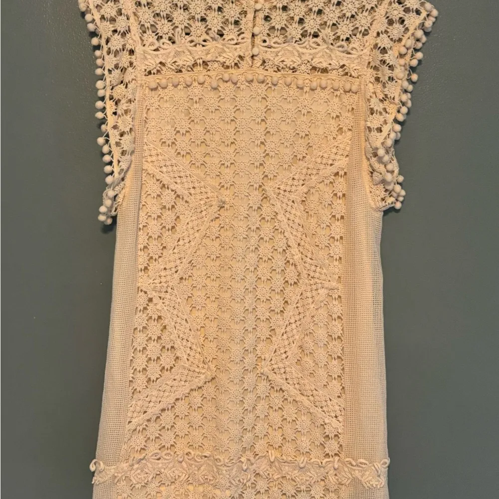 Revolve Tularosa Short Lace PomPom Dress - Image 8