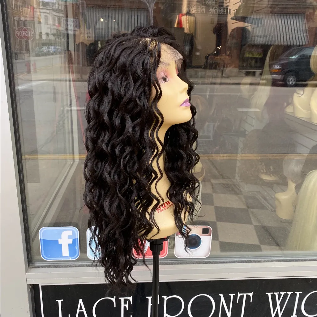 Beautiful curly Swisslace Lacefront Wig Freepart - Image 2