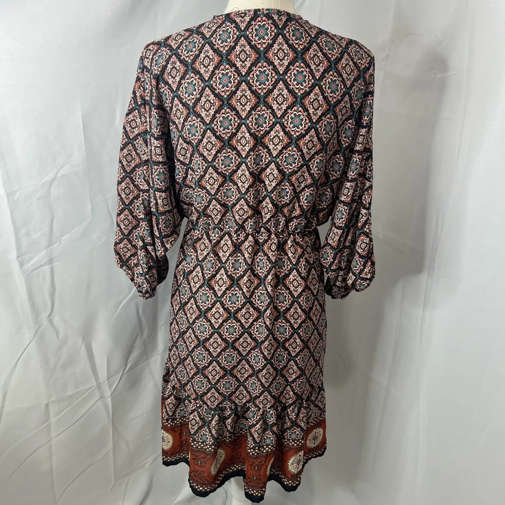 Renee C deep v neck dress size large - Image 6