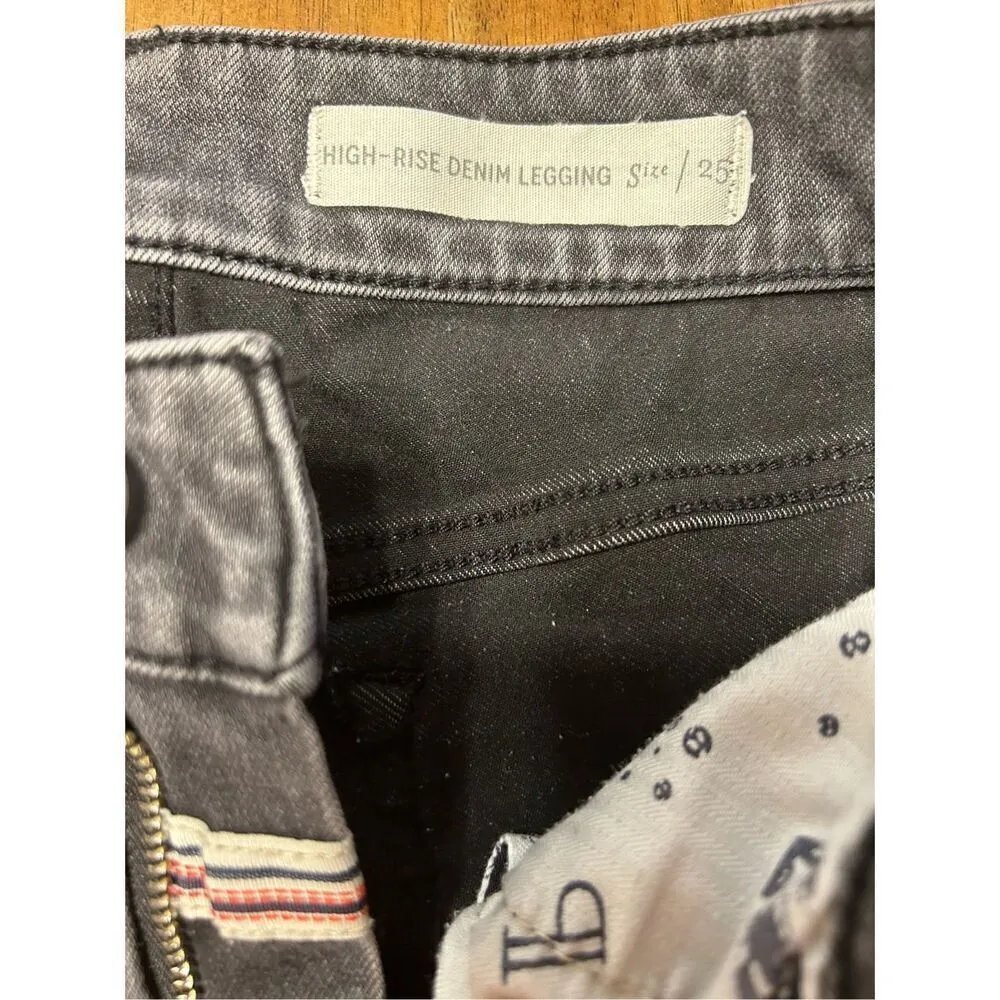 Pilcro & The Letterpress Anthropologie Jeans Womens 25 High Rise Denim Leggings - Image 3