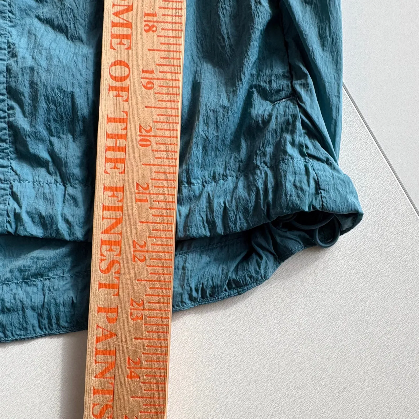 Lululemon Hooded Lightweight Windbreaker Jacket Blue Full Zip Athleisure Women 4 - Image 5