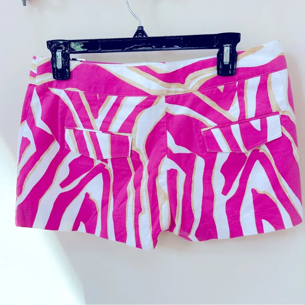 Design Studio, Like New Condition, Editor shorts. Pink zebra stripe - Image 2