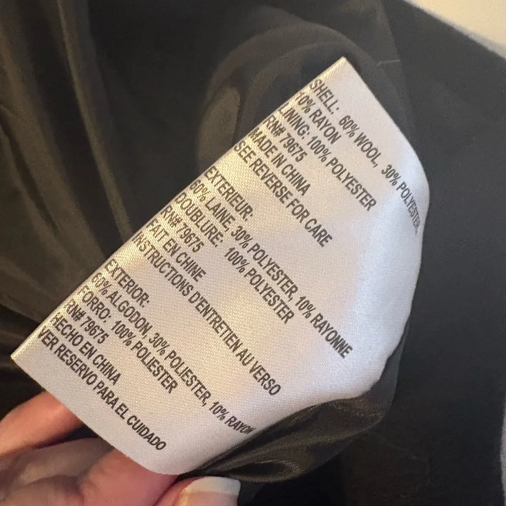 Michael Kors‎ Wool Blend Peacoat w/ gold buttons Plus Size 16 - Image 10