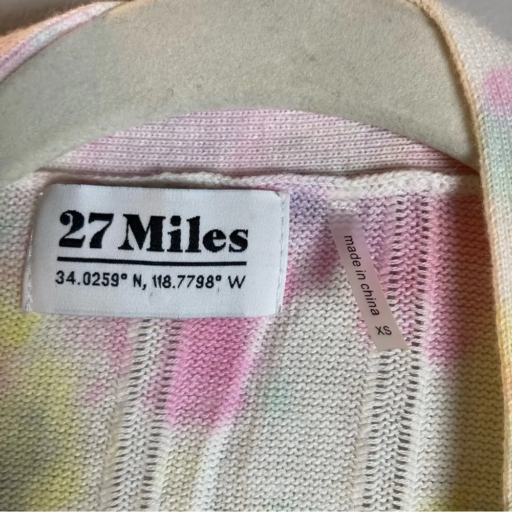 27 Miles Tie Dye Lightweight Cardigan Revolve XS - Image 4