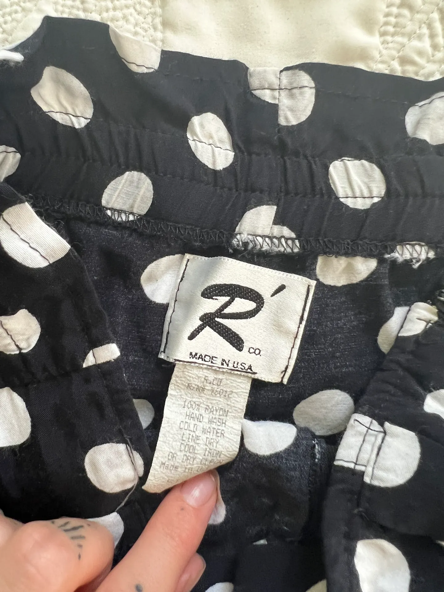 Vintage Polka Dot High Waisted Shorts Multi Size XS - Image 2