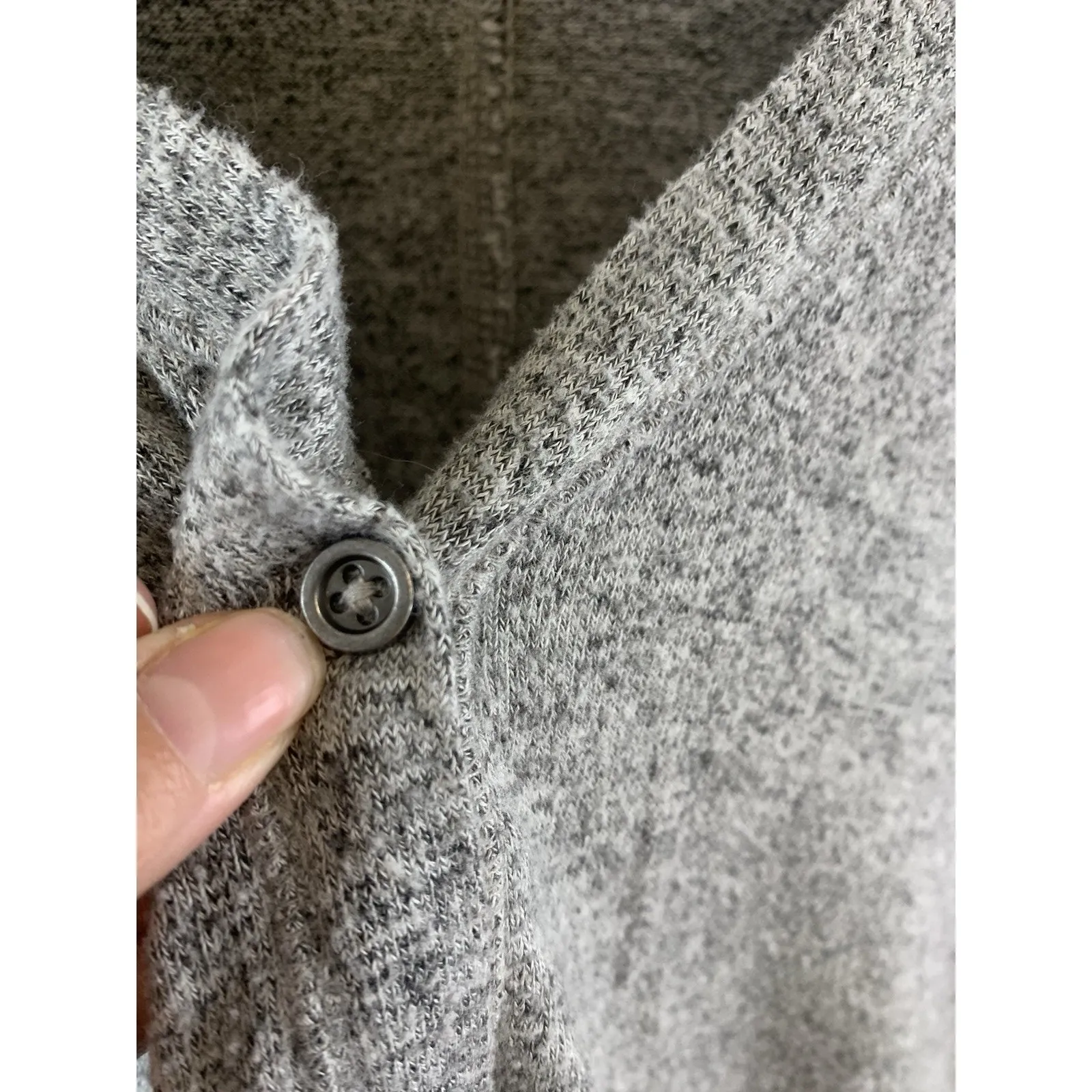 Abercrombie & Fitch Women’s Sweater Cardigan Top So Soft Loose Fit Gray Size XS - Image 6