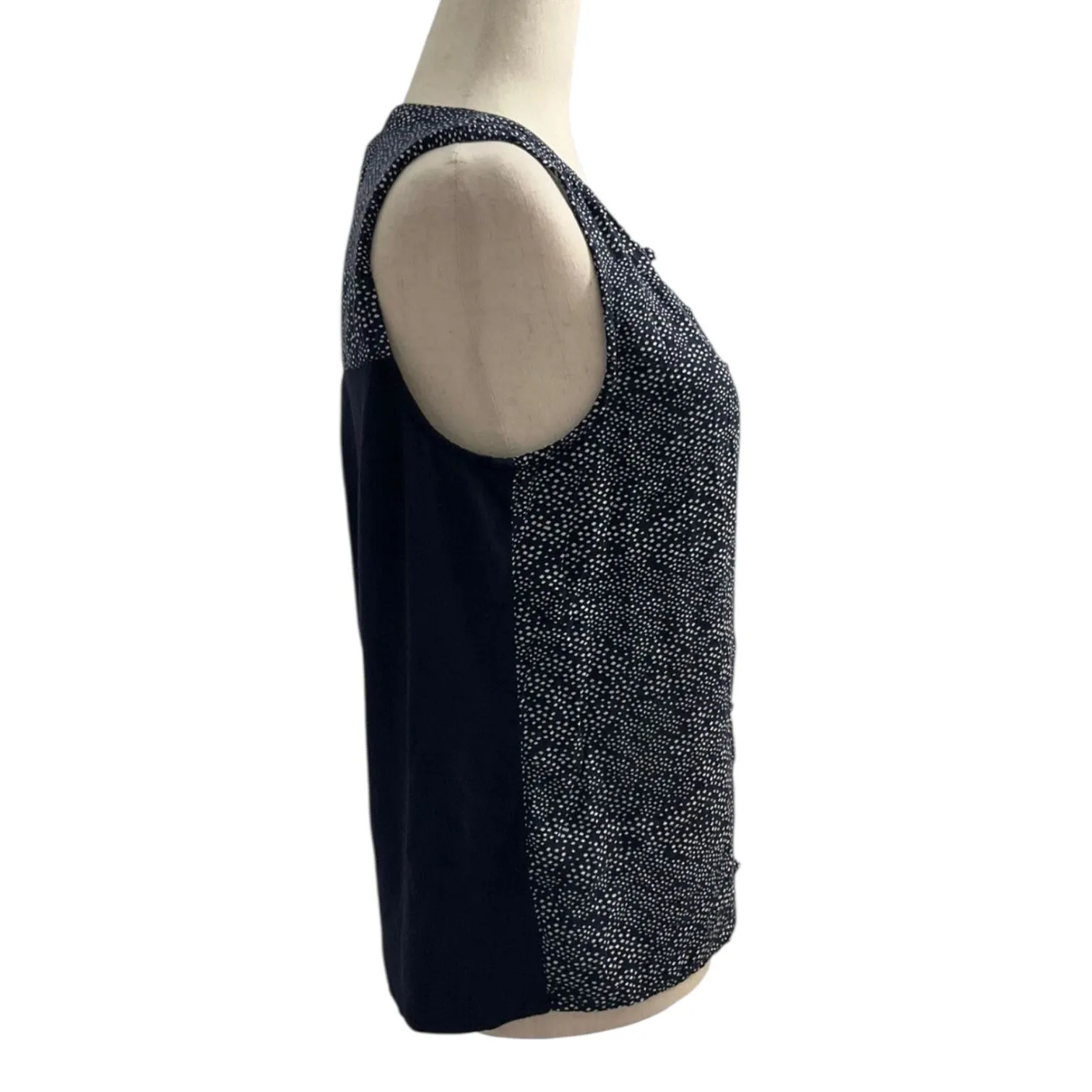 #9 A New Day Blue Sleeveless Front Button Blouse Women's Top Size XS - Image 2