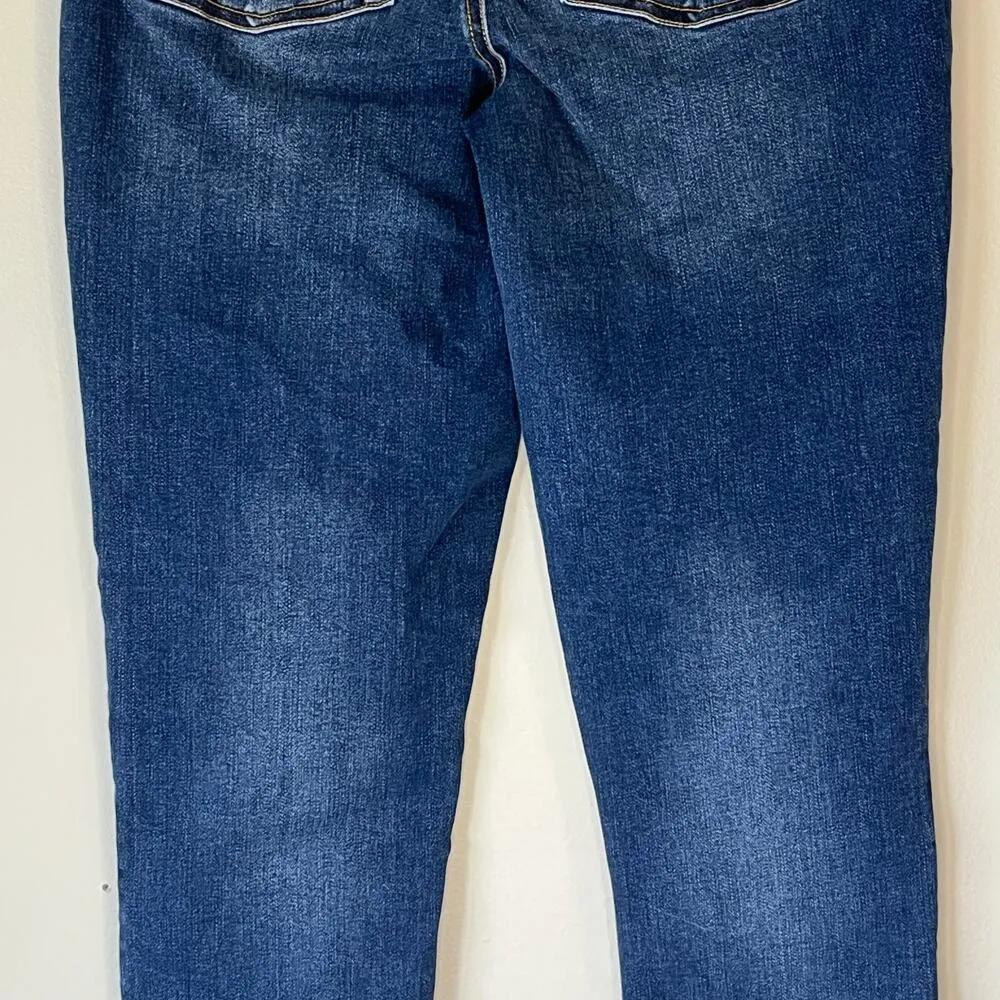 Spanx Medium Wash Distressed Jean Jeggings Size Small - Image 9