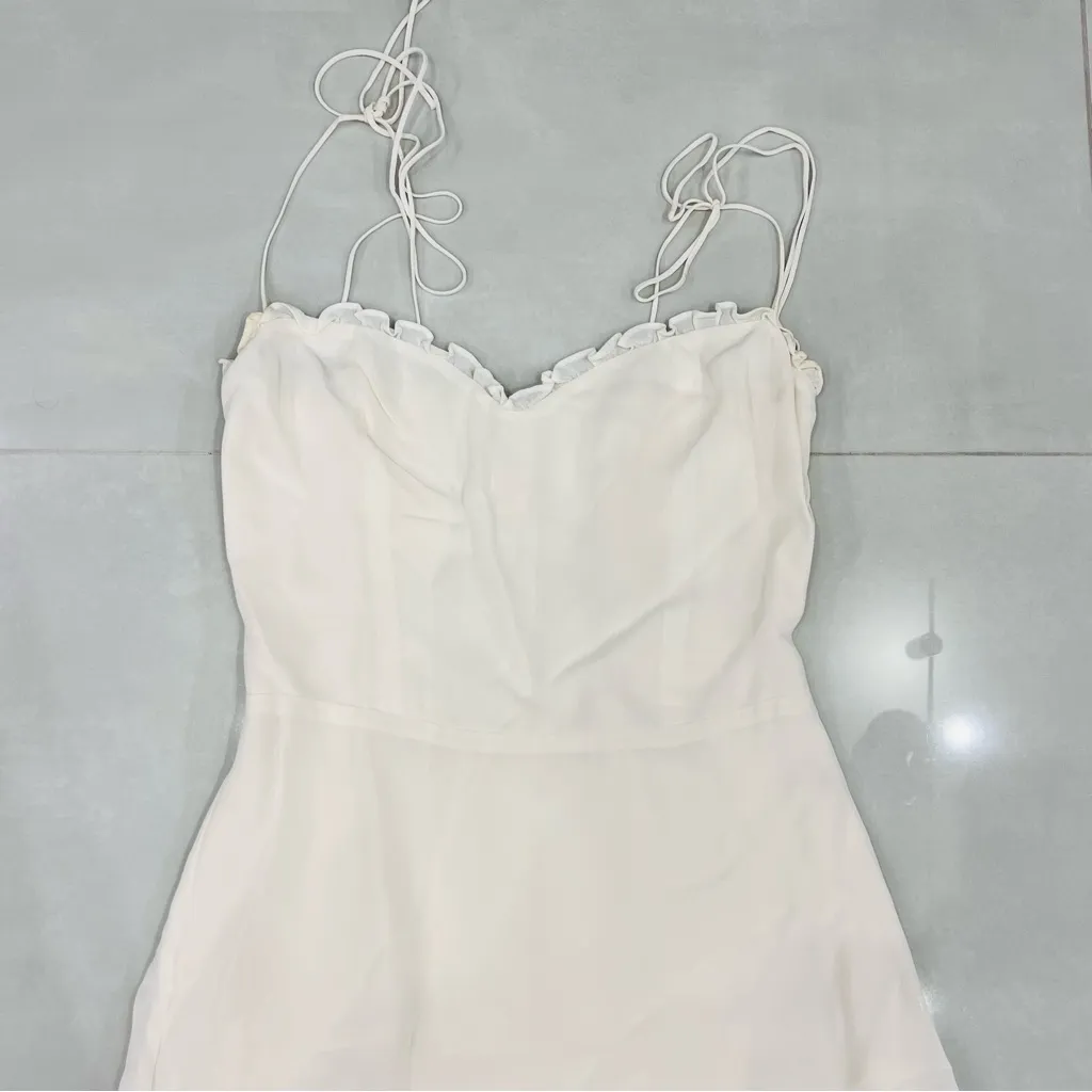 Reformation Enya Midi White Dress - Image 11