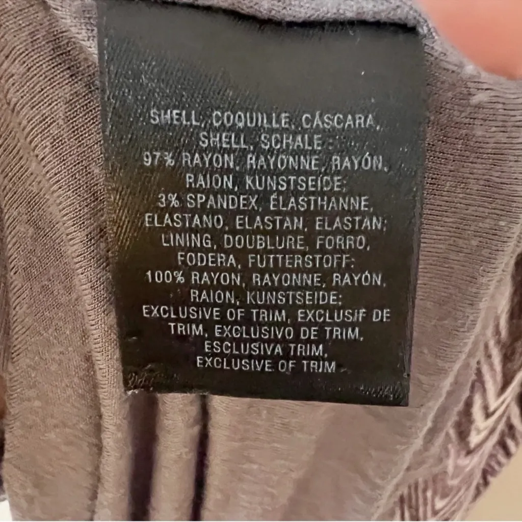 Anthropologie Maeve Maxi Skirt Womens Size Medium Purple Print Monetta Stretch - Image 8