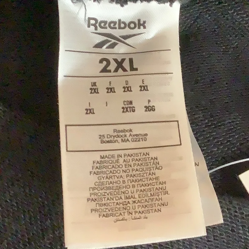 Reebok Size 2XL Women’s Black RI French Terry Athletic Stretch Sweatpants. New - Image 5