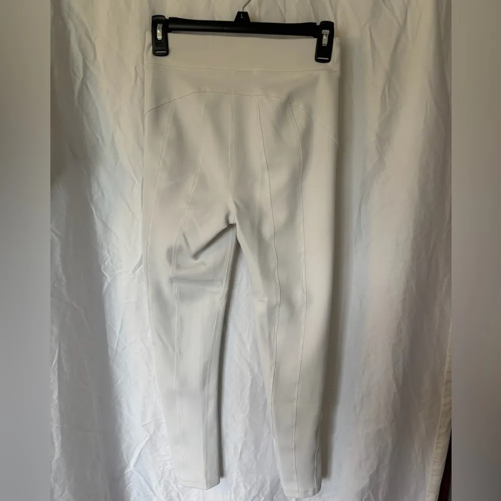 Free People White High-Waisted Leggings Size Extra Small - Image 2