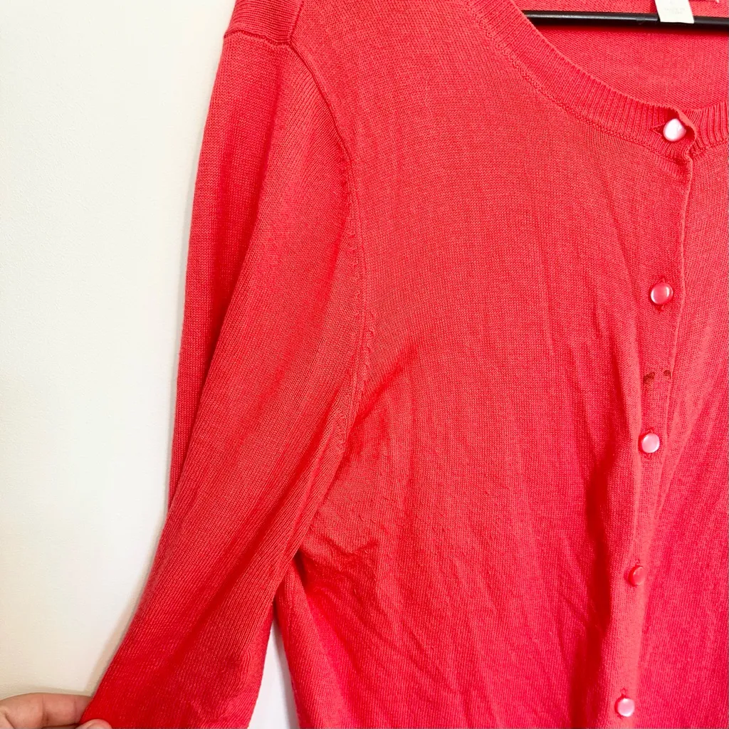 New York & Company Vibrant Red Cardigan and Tank Top Set - Image 10