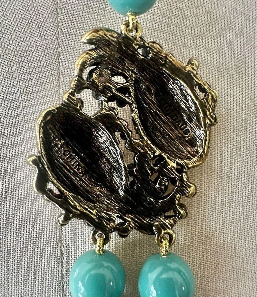 Heidi Daus Koi fish Necklace Blue - Image 6