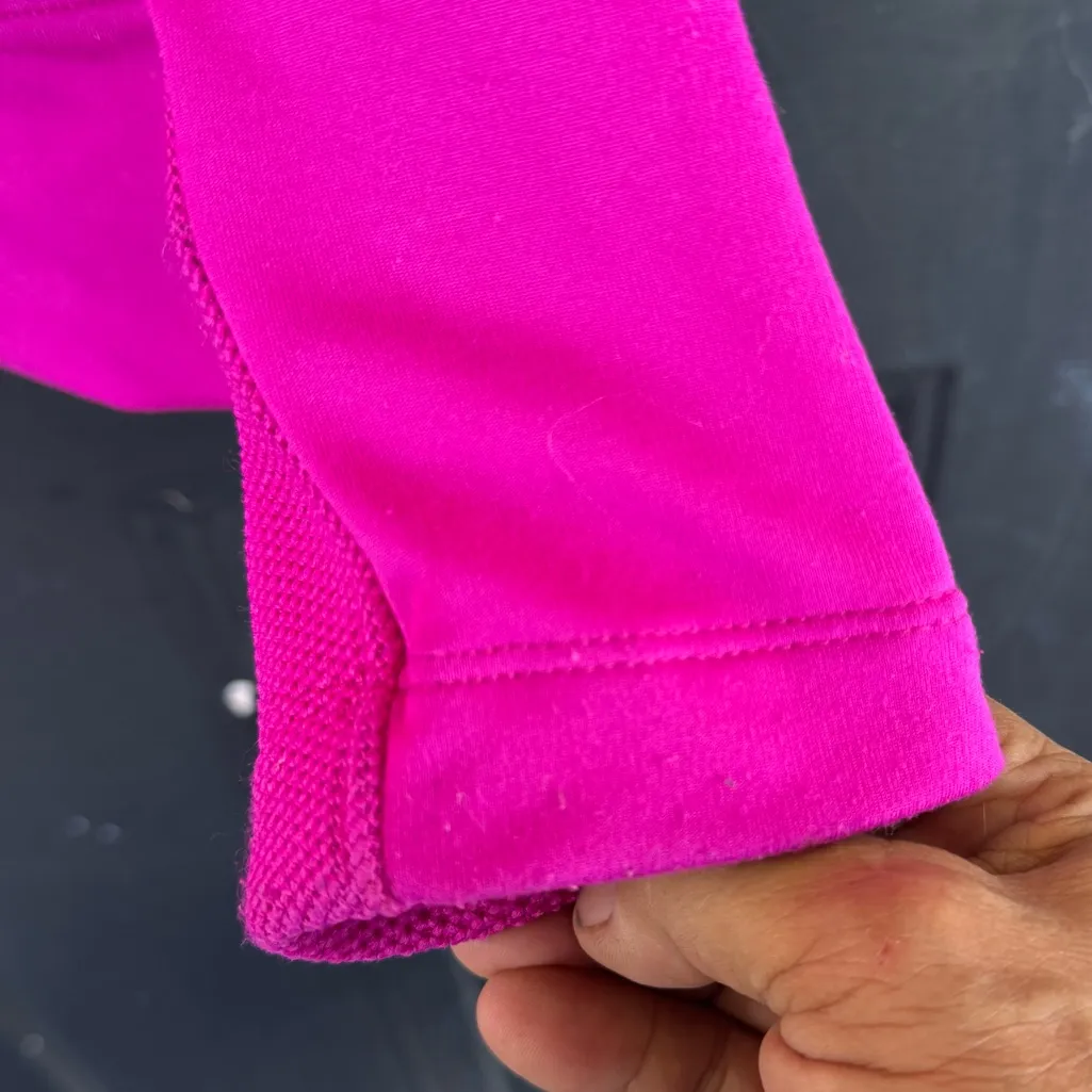 Under Armour Cold Gear Infrared Fitted Barbie Pink Sweater Jacket S - Image 3