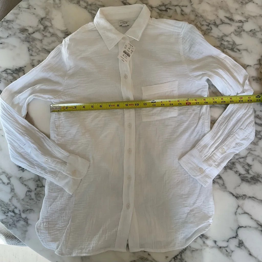 NWT J Crew Factory Gauze Button - Image 14