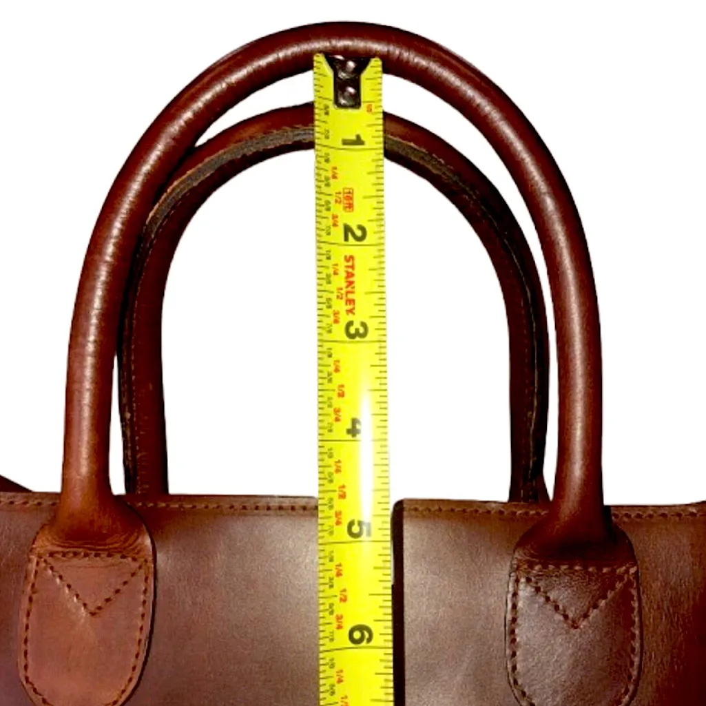 RALPH LAUREN Tartan Plaid Brown Green Doctor Bag Boston Weekend Travel Bag - Image 12