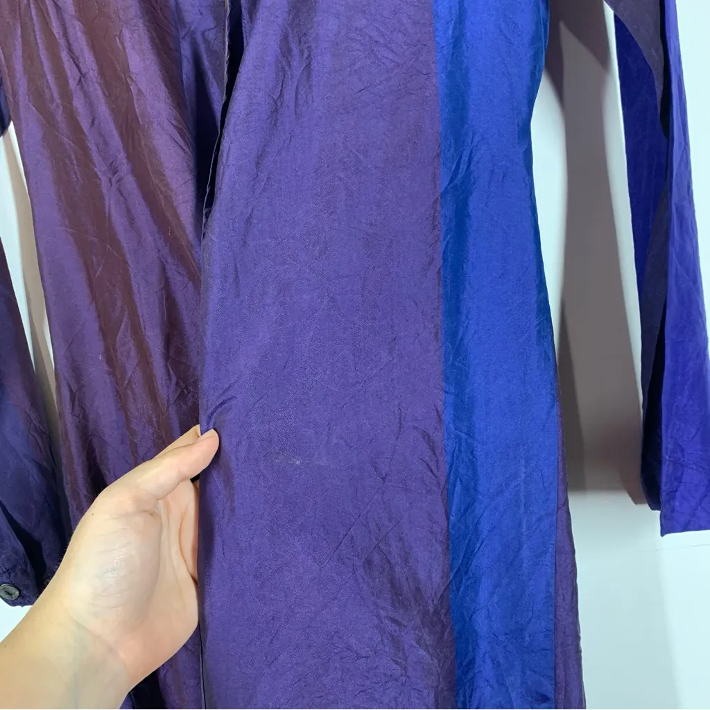 Dosa 100% Silk Size 2 or US Small/Medium Purple - Image 8