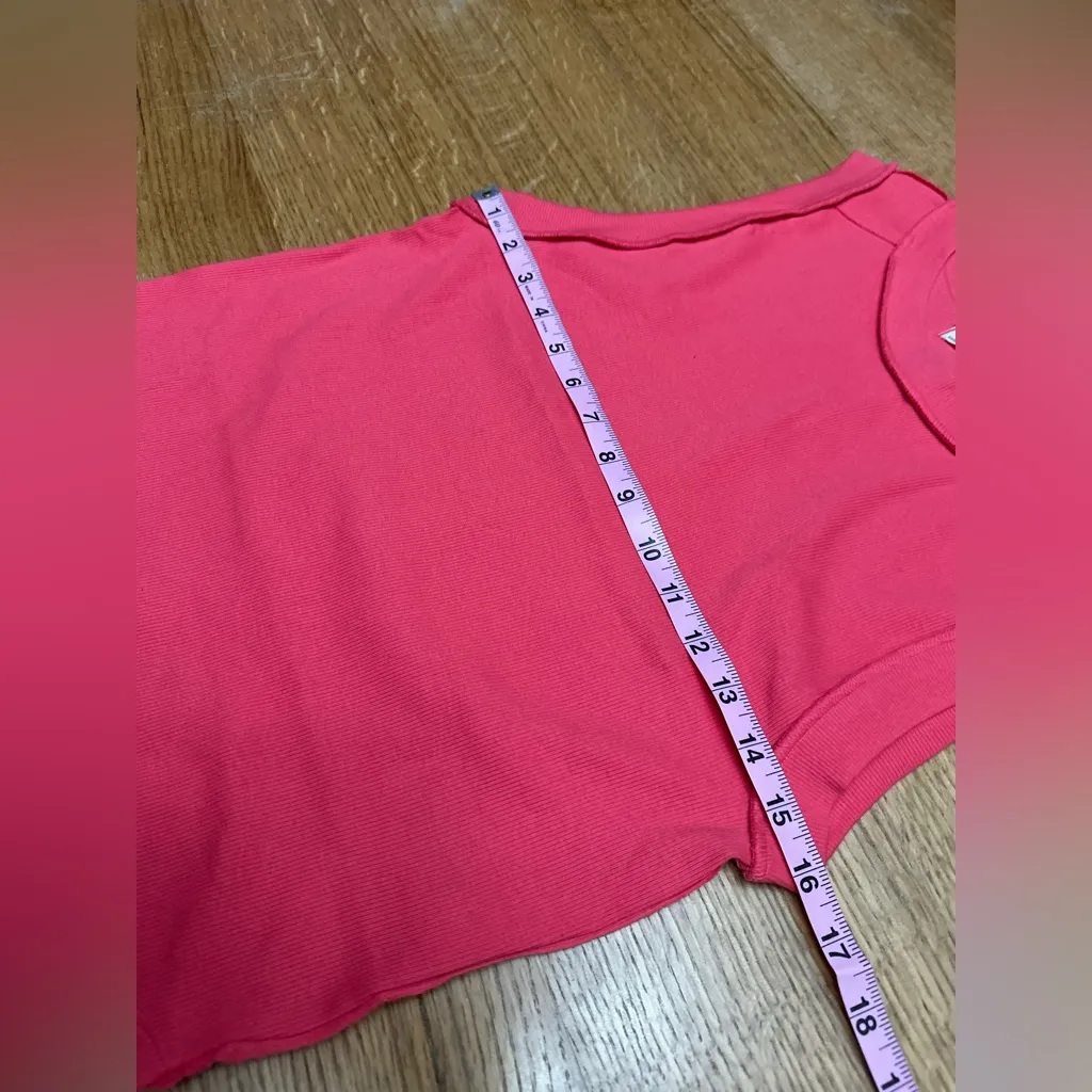 We The Free PeopleNWOT Kate Tank red/pink sz XL 16" ptp - Image 6