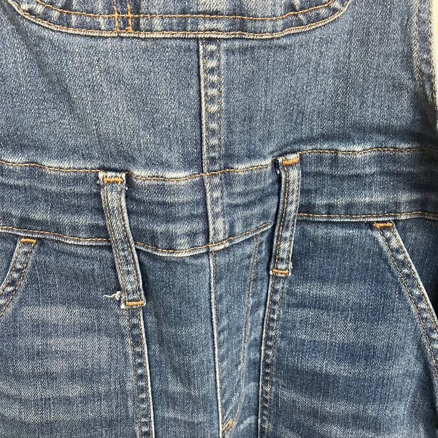 Madewell Denim Overalls Women's Size S Light Wash Stretch Skinny Jeans‎ - Image 3