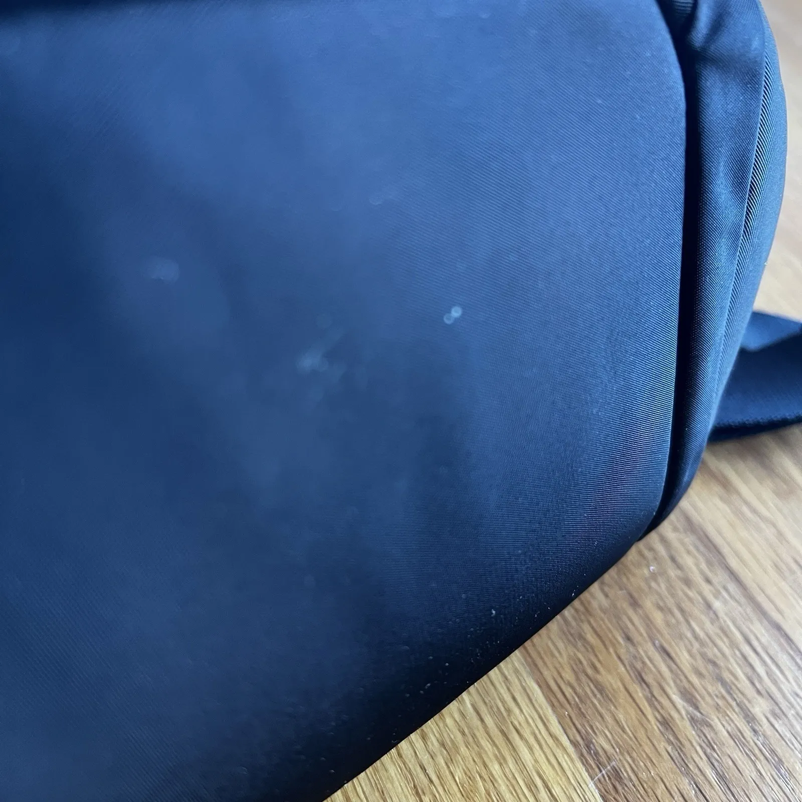 TUMI Voyageur Lexa Zip Flap Backpack Black Nylon Gold Hardware Travel Bag - Image 12