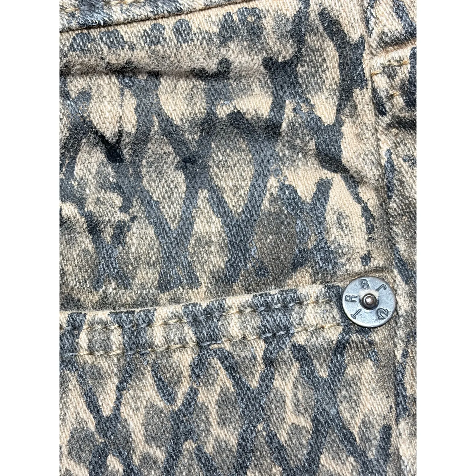 True Religion Halle Mohave Lonestar Snake Print Skinny Jeans size 26 - Image 6