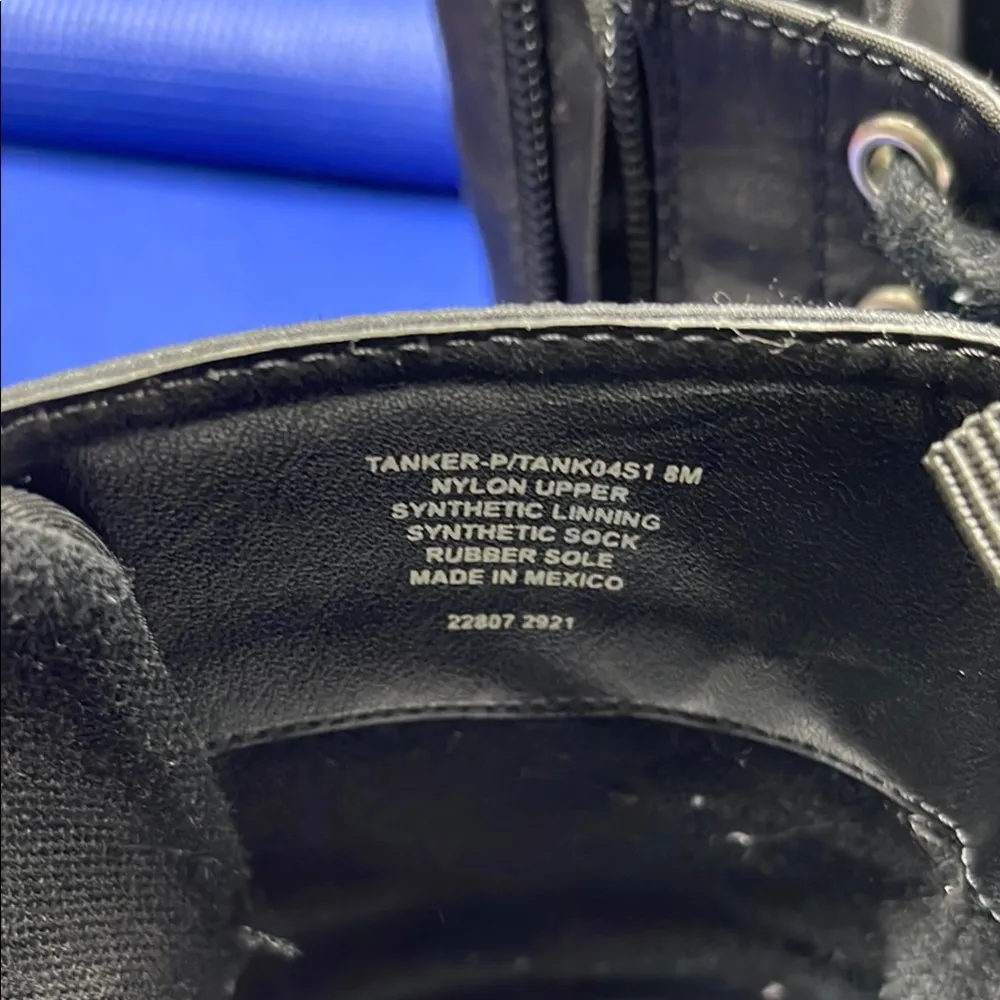 Steve Madden Black Lace Up Boots High Top - Image 6