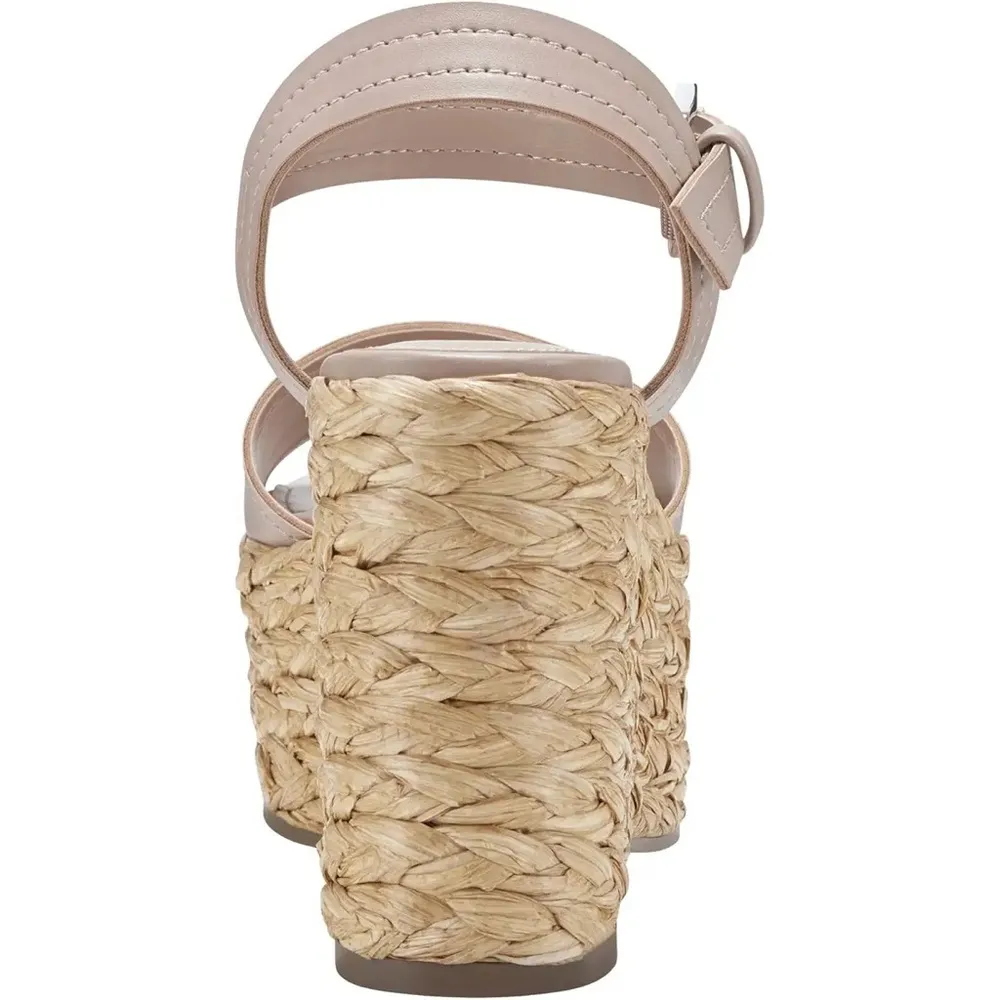 Marc Fisher Burian Espadrille Wedge Dress Sandals Size 10 -‎ Light Natural - NWB - Image 5