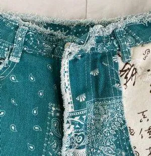 Patchwork pants - Image 4