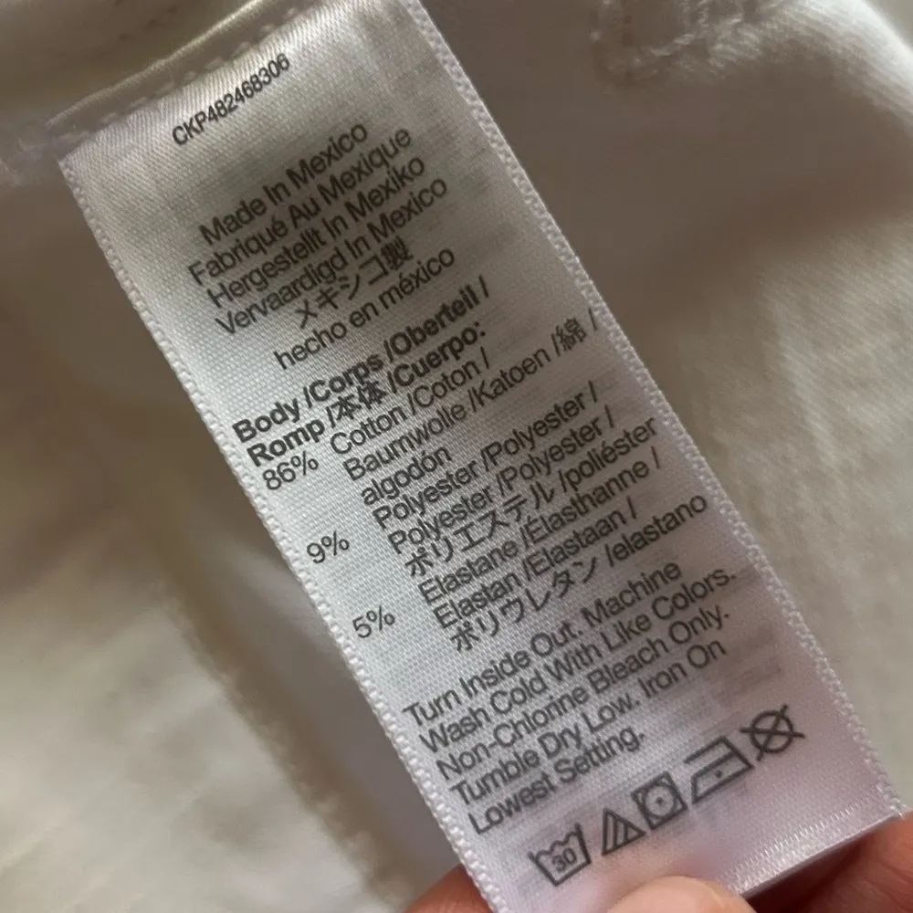 Madewell White Kick Out Crop Jeans Size 23 - Image 10