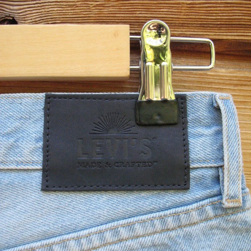 NWOT Levis Made and Crafted Cheeky Light Wash High Rise Cut Off Shorts - Image 7