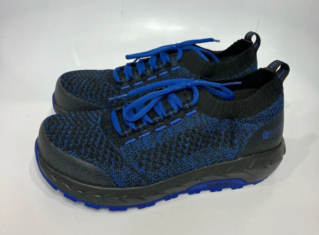 Rocky day one safety work knits LX shoes black blue women’s size 6.5 new in box - Image 5