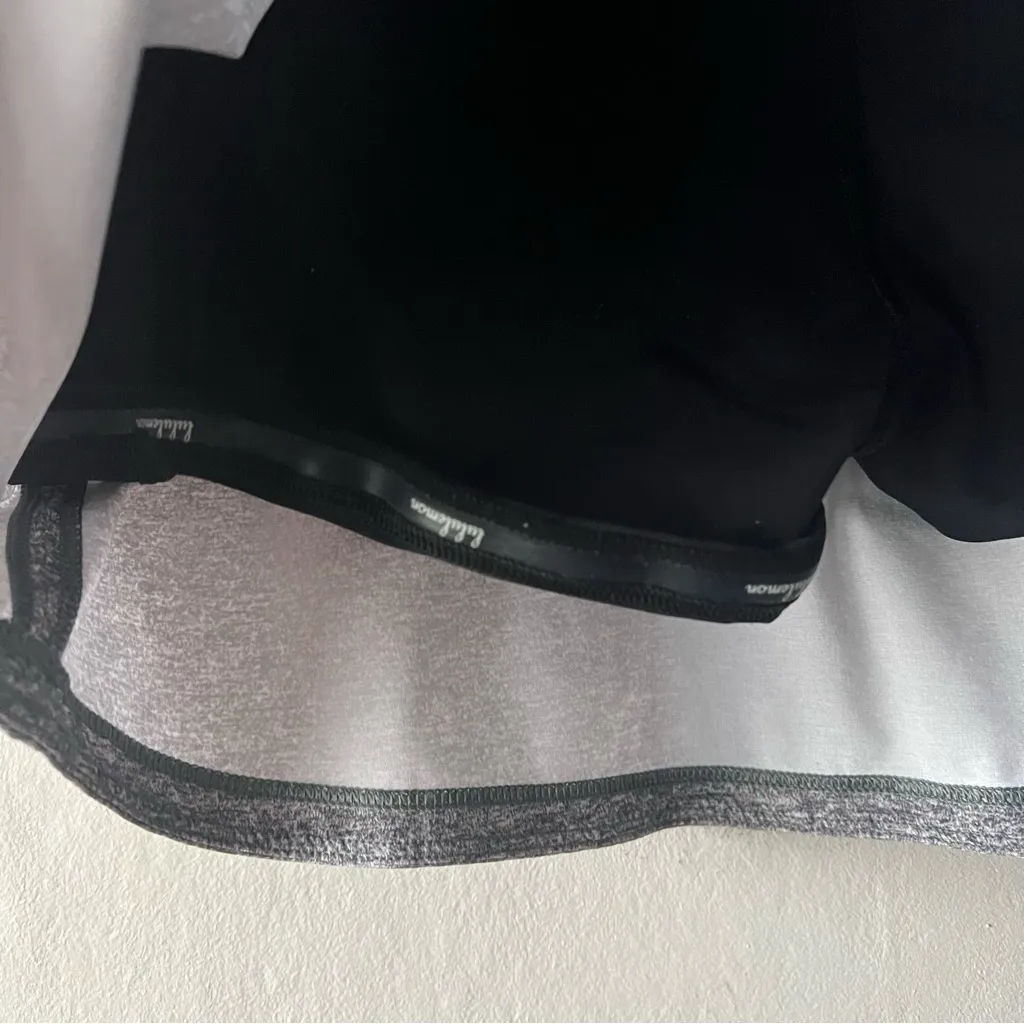 Lululemon Heather Lux Multi Black Pace Rival Skirt (Tall) *No Panels 15" Sz 6 - Image 4