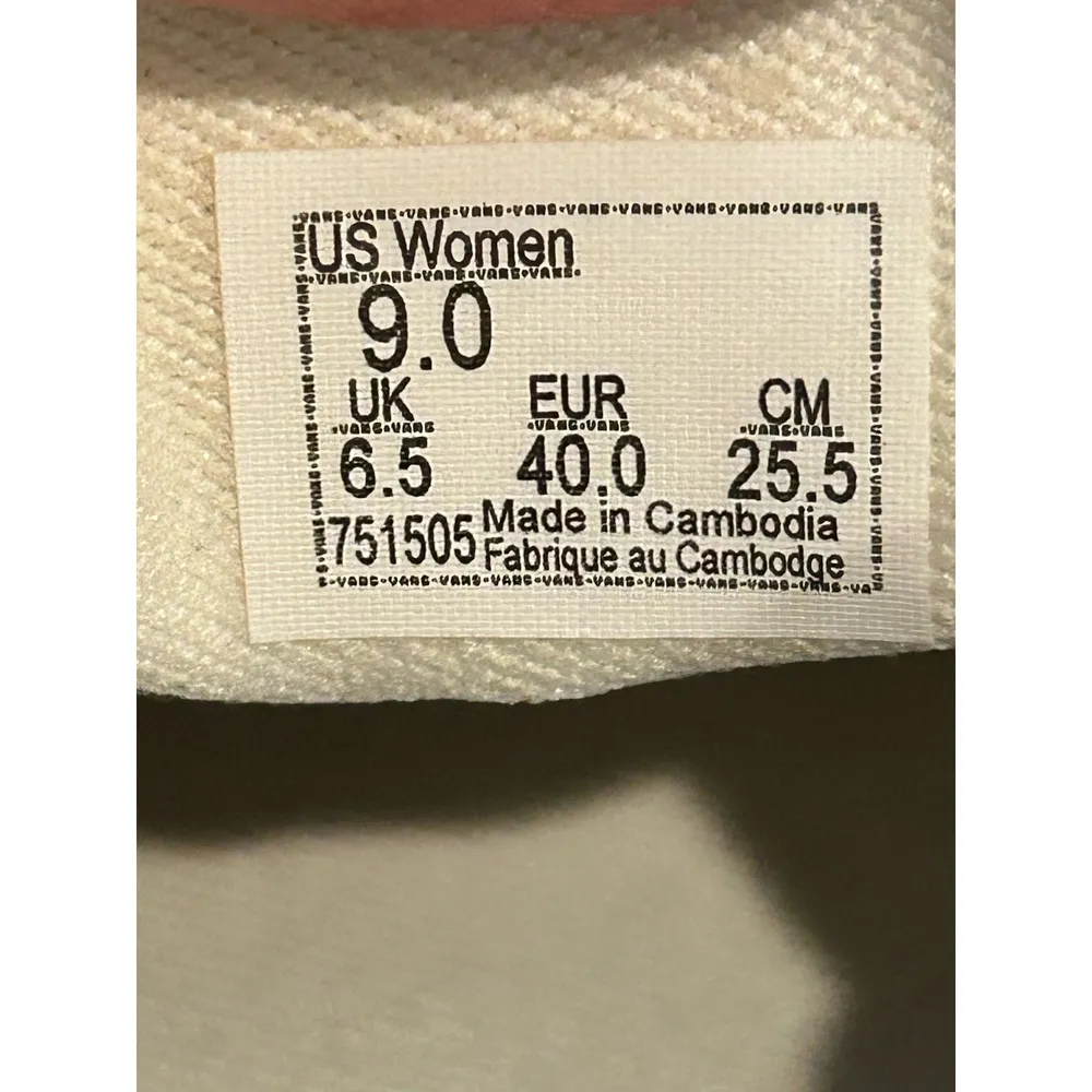 Vans Women's slip On Asher Tie Dye  Rainbow Canvas Skate Shoes Sneakers Size 9 - Image 6