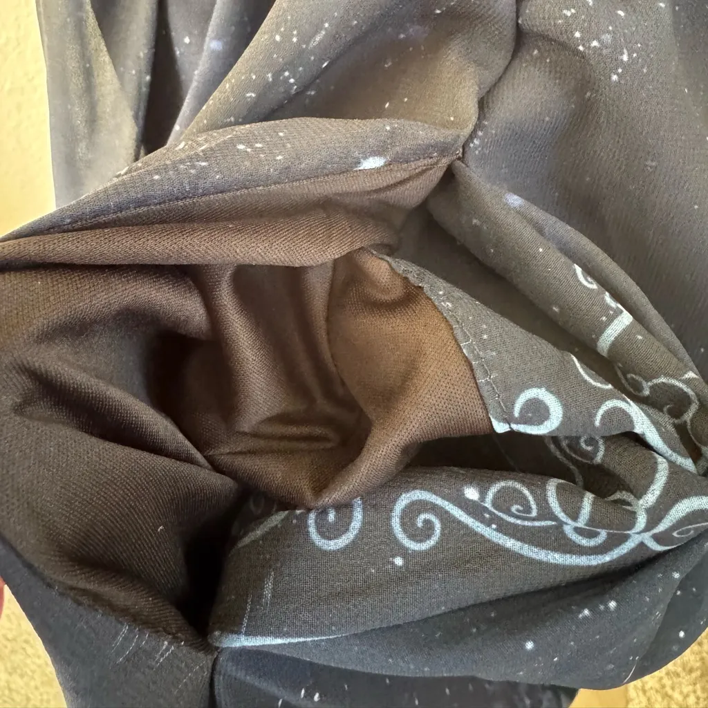 Harry Potter Black Lace Mesh Gothic Dress Torrid Size 3 Plus Size Wizard Crest‎ - Image 5