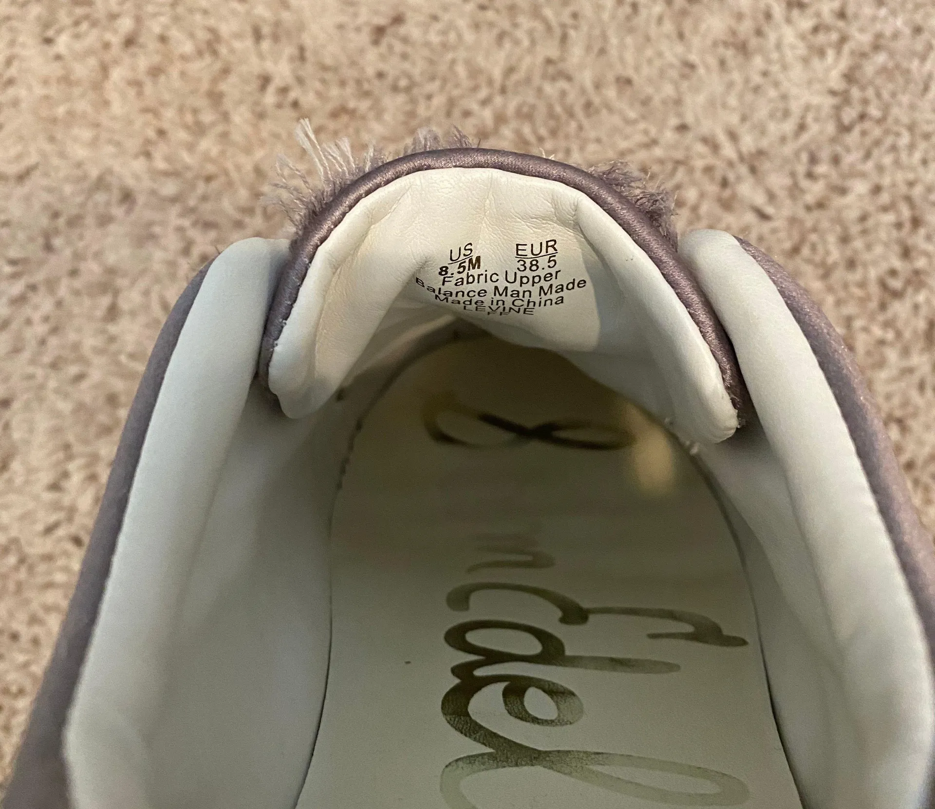 Purple Satin Slip On Sneakers - Image 5