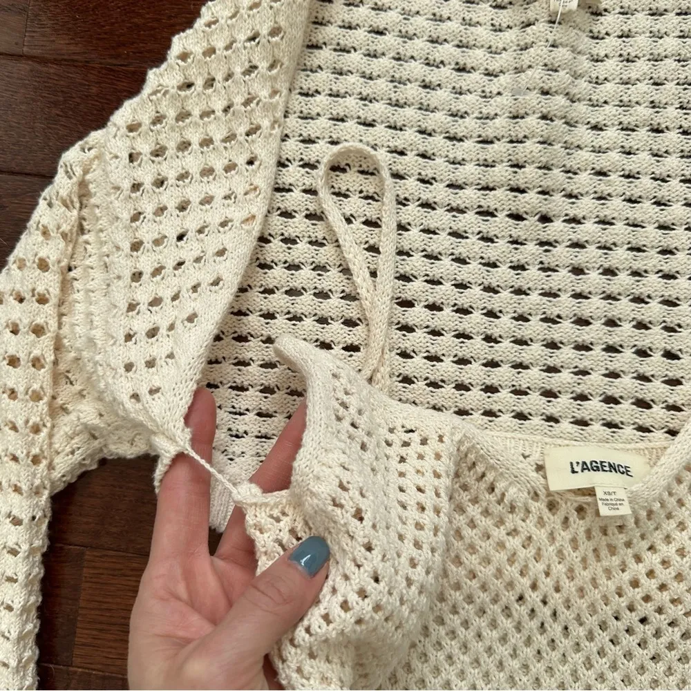 L’Agence Crochet Sammy Tank and Sweater Set - Image 9