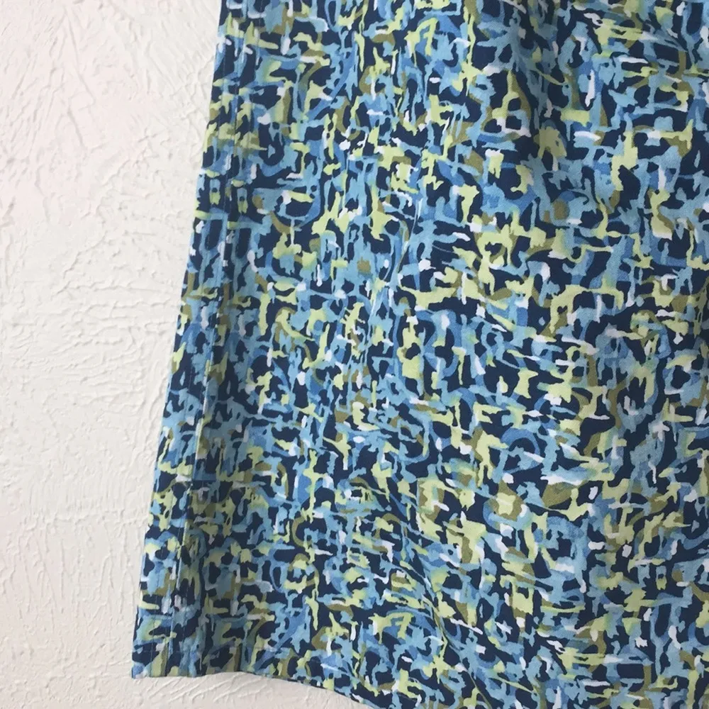 Vintage Talbots pretty cotton patterned light skirt - Image 2
