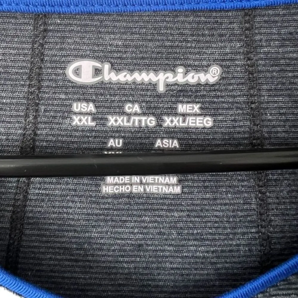 Champion  Long Sleeve Striped Athletic Tee - Image 4