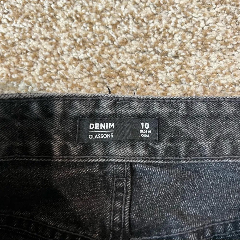 Glassons High Rise Grey Wide Leg Jeans Size 6 (US) - Image 5