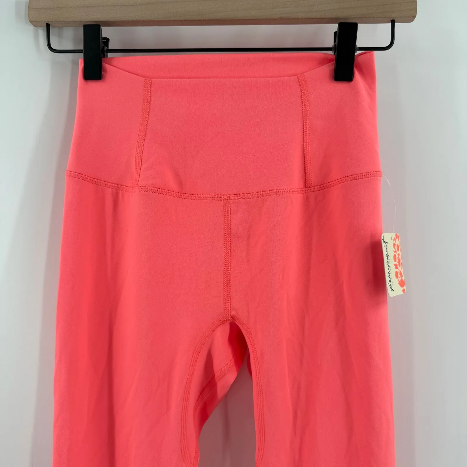 FREE PEOPLE FP MOVEMENT Never Better Legging Size Extra Small NWT Neon Coral Gym - Image 10