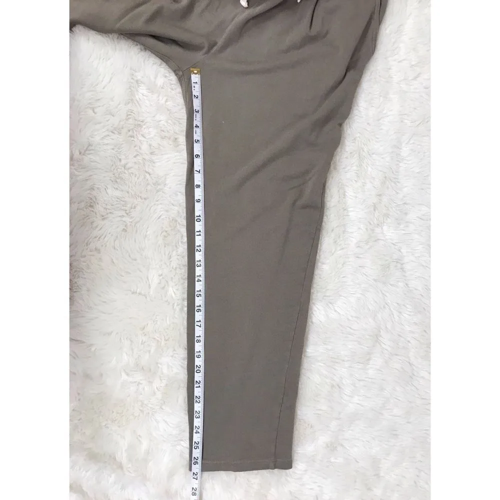 NWT MONROW Camo Green Jogger Pant Sweatpants Sweats Drawstring Waist Size Large Green - Image 9